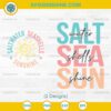 Saltwater Seashells Sunshine SVG, Summer SVG, Beach SVG, Vacation SVG