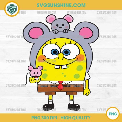 SpongeBob Mouse SVG, SpongeBob SquarePants SVG