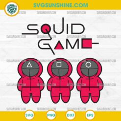 Squid Game SVG, Squid Game characters SVG