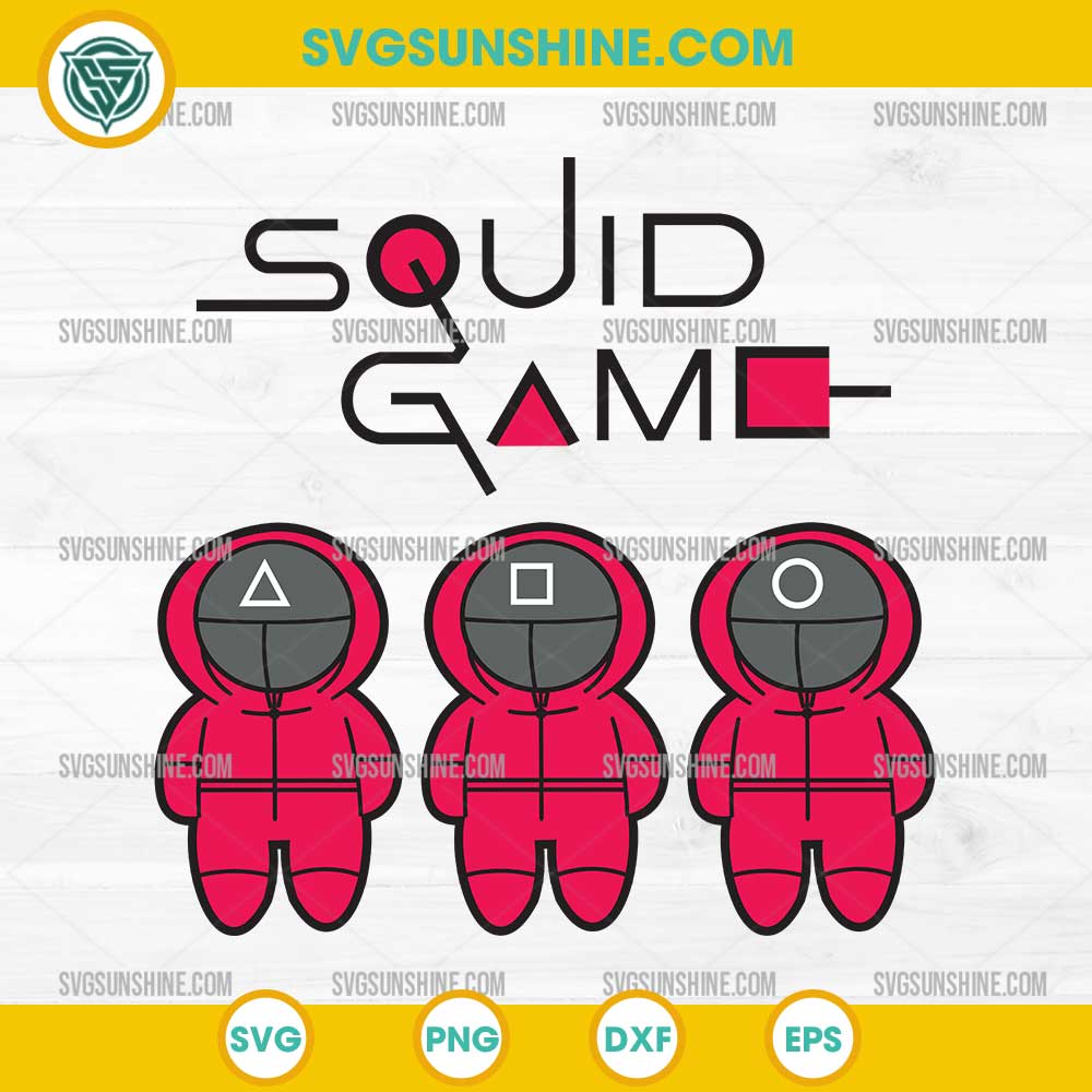 Squid Game SVG, Squid Game characters SVG Squid Game SVG, Squid Game characters SVG