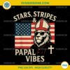 Stars Stripes & Papal Vibes US Pope Leo XIV PNG File