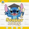 Stitch Graduation Senior 2025 SVG, Graduation Stitch Class 2025 SVG