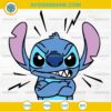 Stitch SVG, Angry Stitch SVG PNG Silhouette Vector Clipart