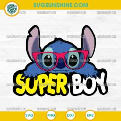 Stitch Super Boy SVG, Stitch SVG