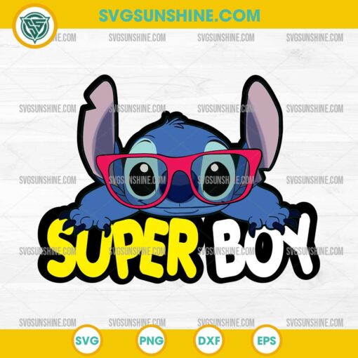 Stitch Super Boy SVG, Stitch SVG