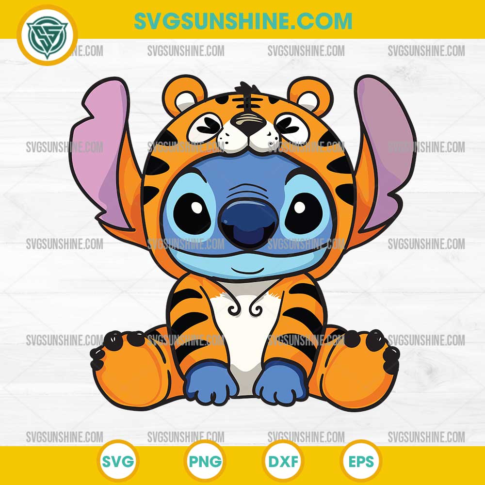 Stitch Tiger SVG, Lilo And Stitch SVG Stitch Tiger SVG, Lilo And Stitch SVG
