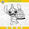 Stitch Birthday Cake SVG, Birthday SVG, Stitch SVG