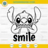 Stitch Smile SVG, Stitch SVG PNG Silhouette Vector Clipart