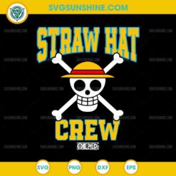 Straw Hat Crew SVG, Monkey D Luffy SVG, One Piece SVG, Anime SVG