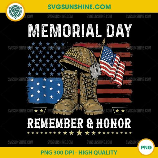 USA Flag Memorial Day PNG, Remember Honor PNG, Patriot PNG