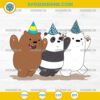 We Bare Bears SVG, Cartoon We Bare Bears Party SVG