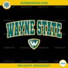 Wayne State University Warriors Arch Logo PNG