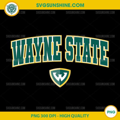 Wayne State University Warriors Arch Logo PNG