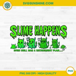 Slime Happens Even Hell Has A Retirement Paln PNG, Devil Ghost PNG