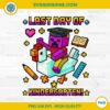 Minecraft Last Day of Kindergarten PNG, Funny Chicken Pixel Art PNG