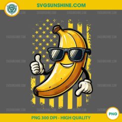 Bananas Proud Name Retro American Flag PNG, Bananas Lover PNG