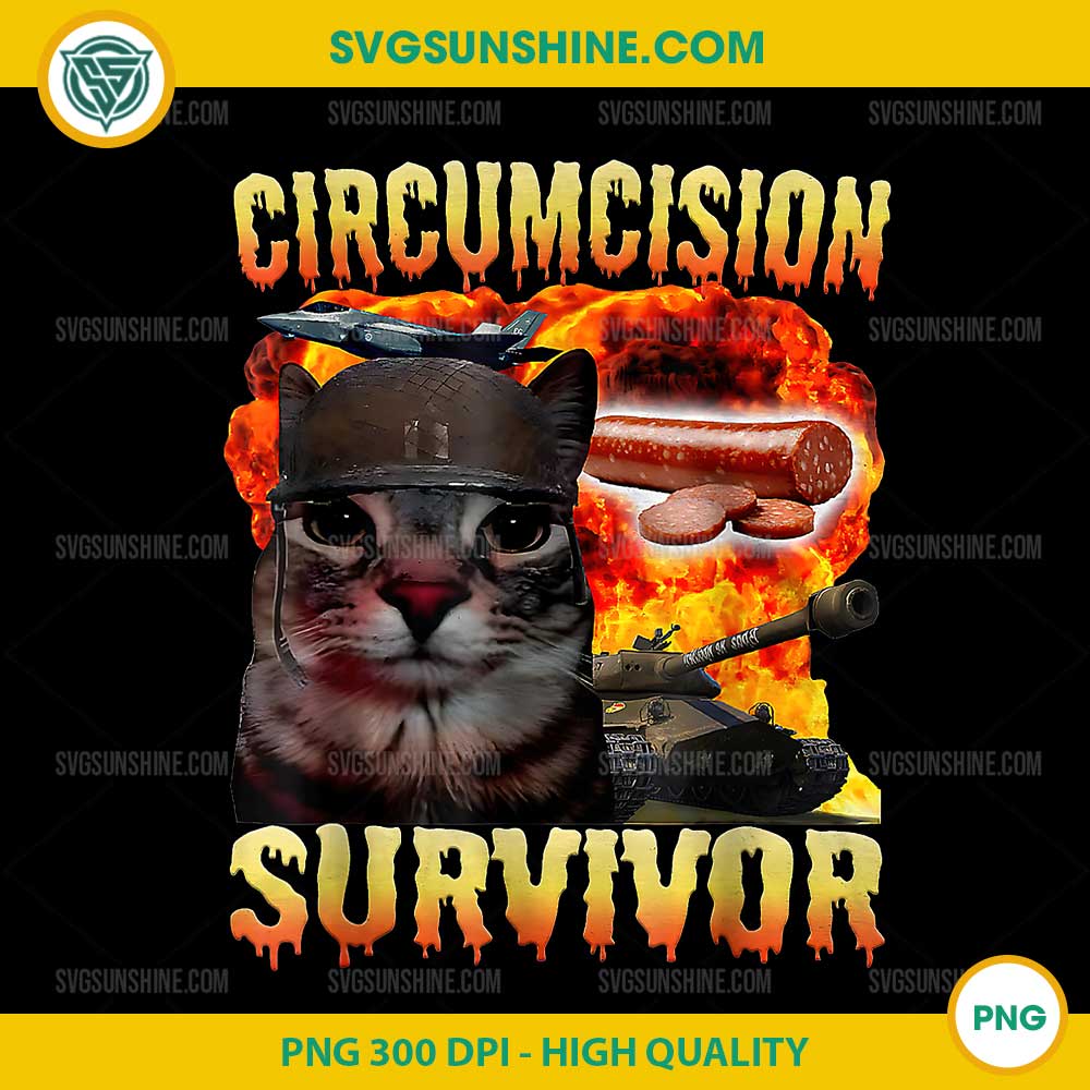 Circumcision Survivor Funny Cat Meme Cats PNG Circumcision Survivor Funny Cat Meme Cats PNG
