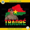 Burkina Faso Flag PNG, Map Ibrahim Traoré African President PNG