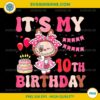 Labubu It's My 10th Birthday PNG, Labubu Birthday PNG