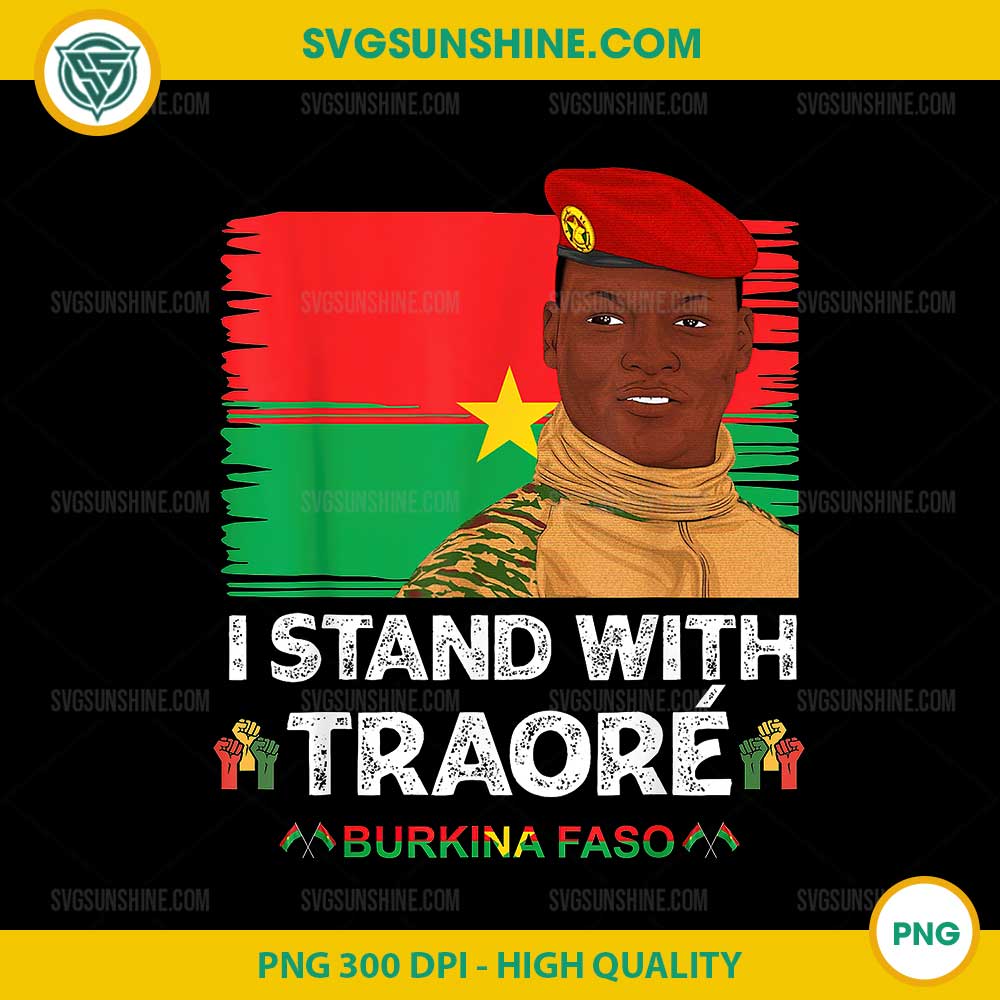 I Stand With Ibrahim Traoré Burkina Faso PNG, African President PNG I Stand With Ibrahim Traoré Burkina Faso PNG, African President PNG