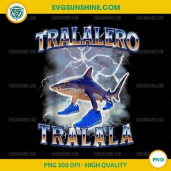 Tralalero Tralala Shark Meme PNG, Shark Italian Brainrot PNG