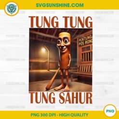 Tung Tung Tung Sahur Meme PNG, Funny Brainrot PNG