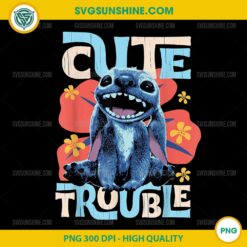Disney Lilo & Stitch Cute Trouble Stitch PNG, Disney Stitch PNG