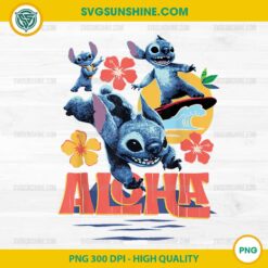Disney Lilo & Stitch Tropical Aloha Stitch PNG