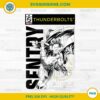 Marvel Studios Thunderbolts PNG, Sentry B&W Comic Cover #7 PNG