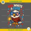 Red, White and Cute Chibi Eagle PNG, 4th of July PNG
