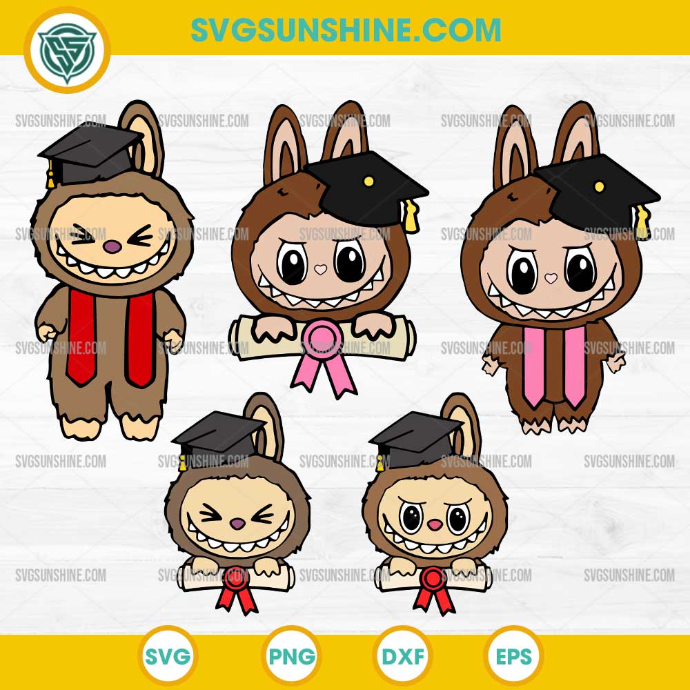 5 Labubu Graduation SVG, Labubu Graduate SVG, Labubu Graduation Cap SVG PNG Clipart 5 Labubu Graduation SVG, Labubu Graduate SVG, Labubu Graduation Cap SVG PNG Clipart
