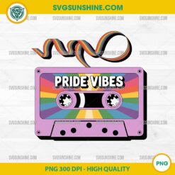 Cassette Pride Vibes PNG, LGBTQ PNG, Pride Month PNG