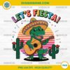 T Rex Dinosaur Let's Fiesta PNG, Cinco De Mayo PNG, Mexican PNG