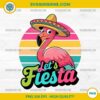 Flamingo Let's Fiesta PNG, Flamingo Cinco De Mayo PNG, Mexican Flamingo PNG