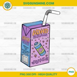 ADHD Brain Juice PNG, Neurodiversity PNG, Mental Health PNG, ADHD PNG