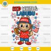 Red White And Labubu SVG, Labubu 4th of July SVG, America Labubu Patriotic SVG