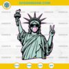 4th of July Statue of Liberty Blowing Bubble Gum SVG