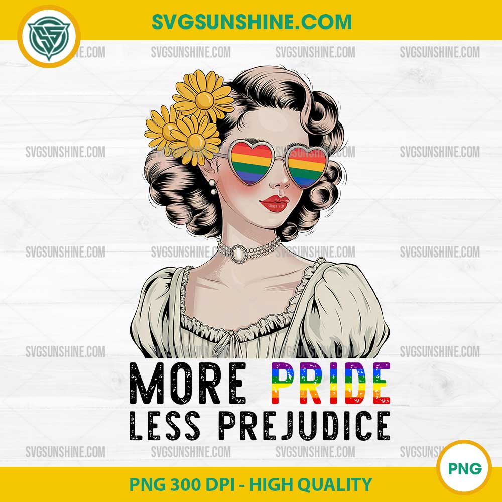 More Pride Less Prejudice PNG, Happy Pride Month PNG, LGBTQ PNG More Pride Less Prejudice PNG, Happy Pride Month PNG, LGBTQ PNG