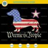 Patriotic Dachshund 4th of july SVG
