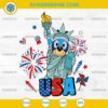 Bluey 4th of July SVG, Bluey Statue of Liberty USA SVG, Bluey Independence Day SVG