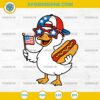 Boy 4th Of July Goose SVG, Patriotic Goose SVG