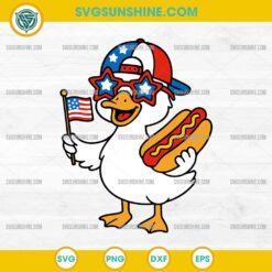 Boy 4th Of July Goose SVG, Patriotic Goose SVG