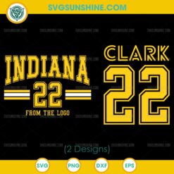 Caitlin Clark 22 SVG - Basketball Jersey PNG DXF EPS | Indiana Fever SVG