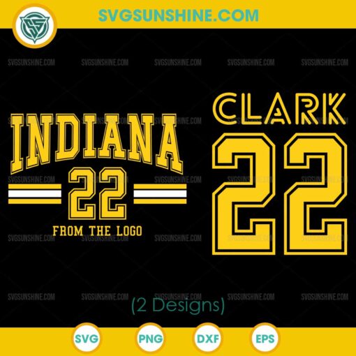 Caitlin Clark 22 SVG - Basketball Jersey PNG DXF EPS | Indiana Fever SVG