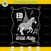 Ed the Zebra 2025 SVG, Ed 2025 The Wild Ride Tour SVG