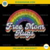 Free Mom Hugs PNG, Rainbow LGBT Flag PNG, LGBT Pride Month PNG