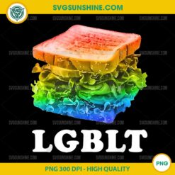 Rainbow Sandwich LGBLT PNG, Happy Pride Month PNG