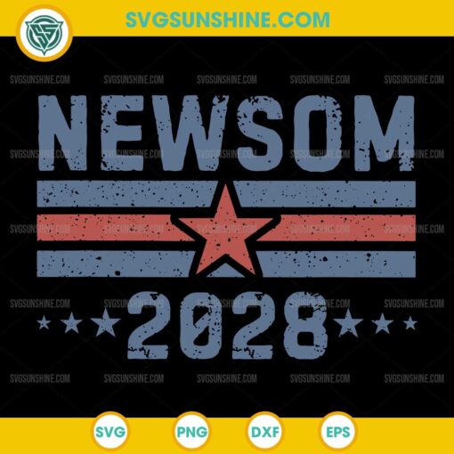 Gavin Newsom 2028 SVG