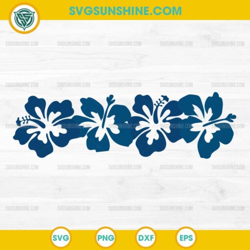 Lilo Hawaiian Flower SVG, Lilo and Stitch SVG, Hibiscus Flower SVG