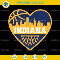 Indiana basketball Team SVG, Indiana Pacers SVG
